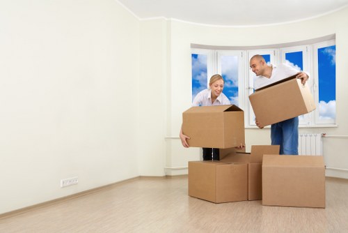 Removal team completing a safe and organized final delivery