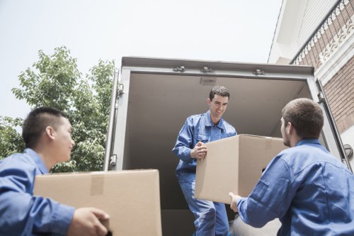 House movers helping with a Croydon home removal near local residential streets