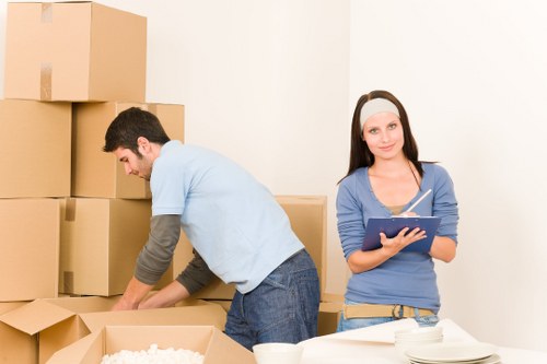 Moving boxes and household items with a local Croydon man and van team