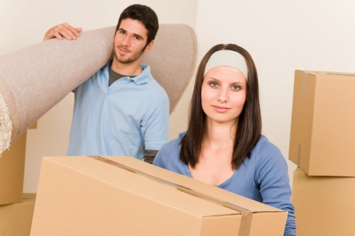 Local Croydon removal van helping with storage and office moves